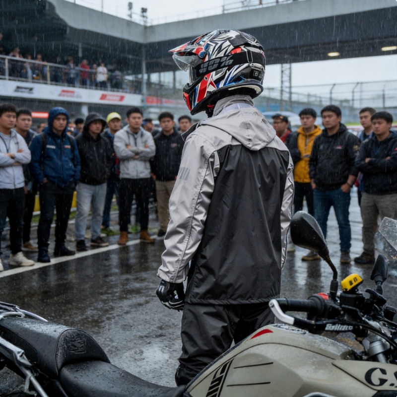 Motorcycle Gear Urban - MOBAIDAO Dorosły Unisexowy Zestaw Przeciwdeszczowy do