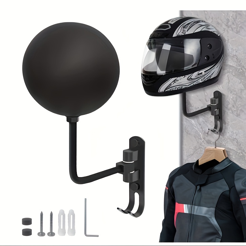 Motorcycle Gear Garage Storage - 180 ° Wieszak ścienny na kask