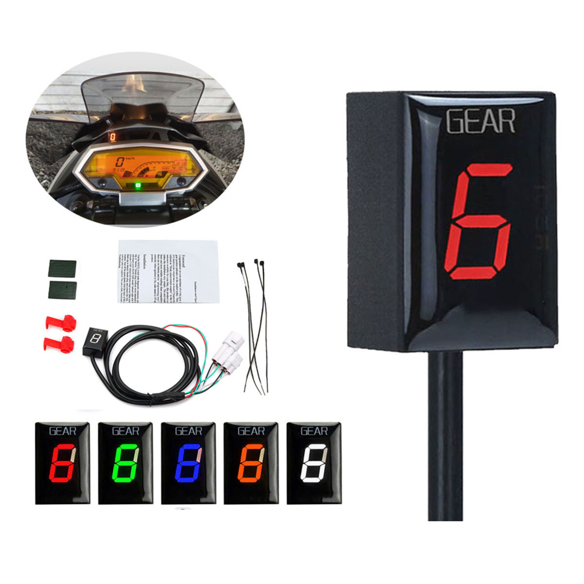 Dla Yamaha FZS1000 Fazer MT-03 – Motorcycle Gear Indicator recenzja i cena