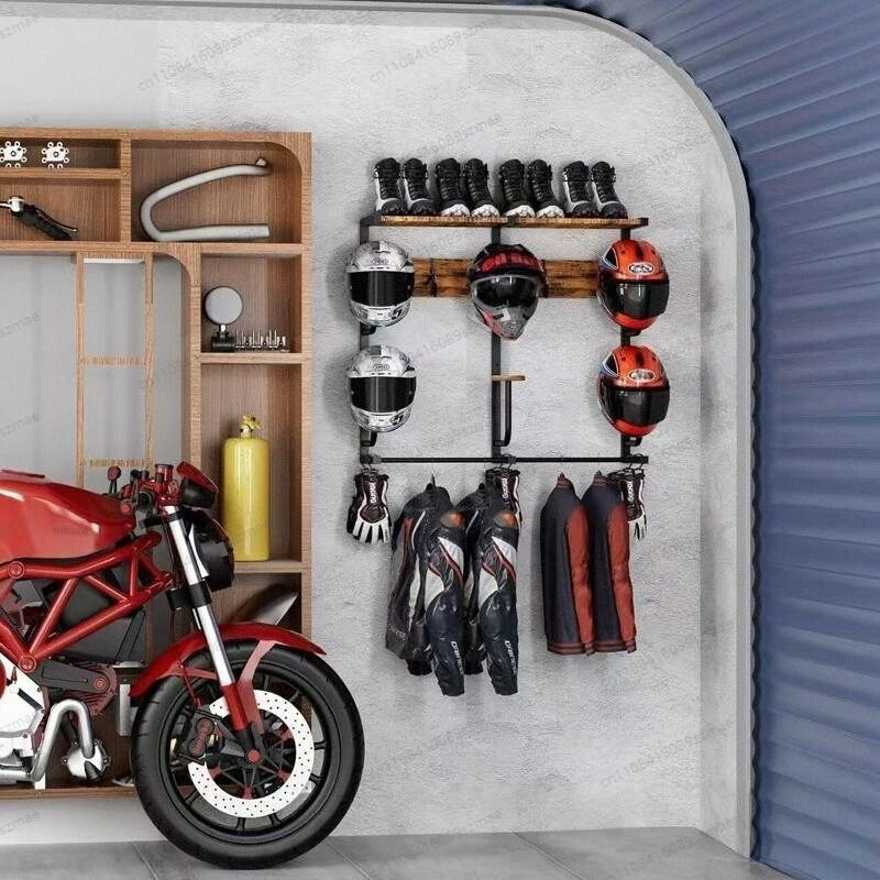 Uchwyt ścienny na kask, wielof – Motorcycle Gear Garage Storage recenzja i cena