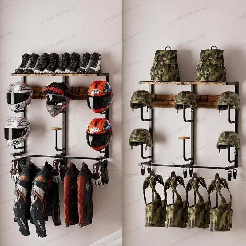 Uchwyt ścienny na kask, wielof – Motorcycle Gear Garage Storage recenzja i cena