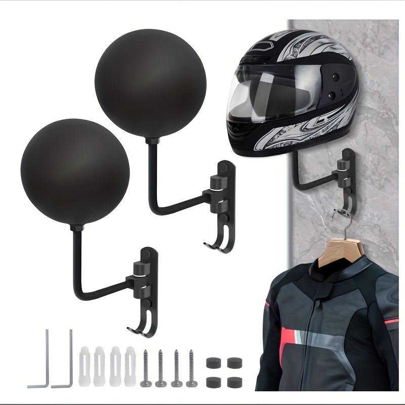 180 °   Wieszak ścienny na kas – Motorcycle Gear Garage Storage recenzja i cena
